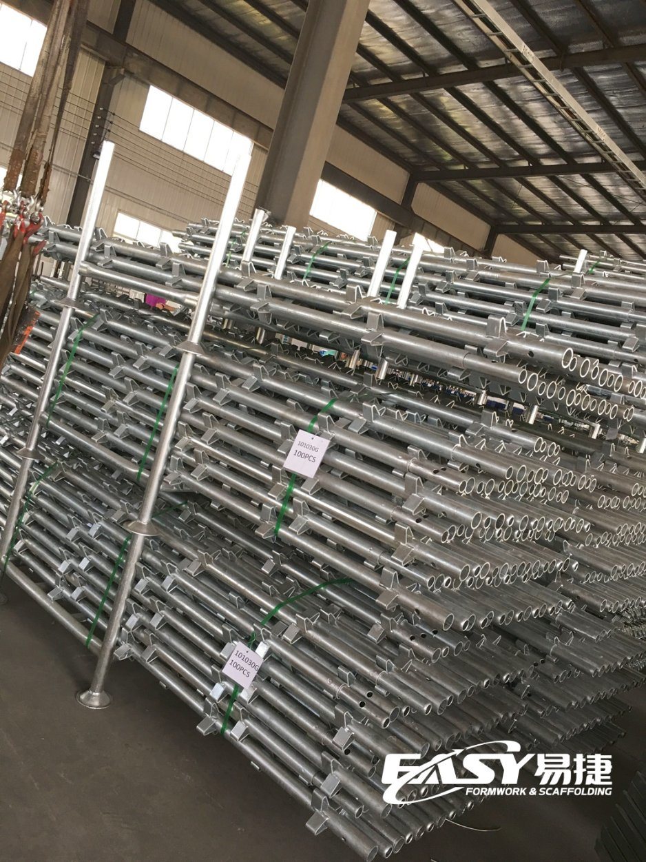 โครงการอาคารอุตสาหกรรมนั่งร้าน Kwikstage Ledger แบบโมดูลาร์