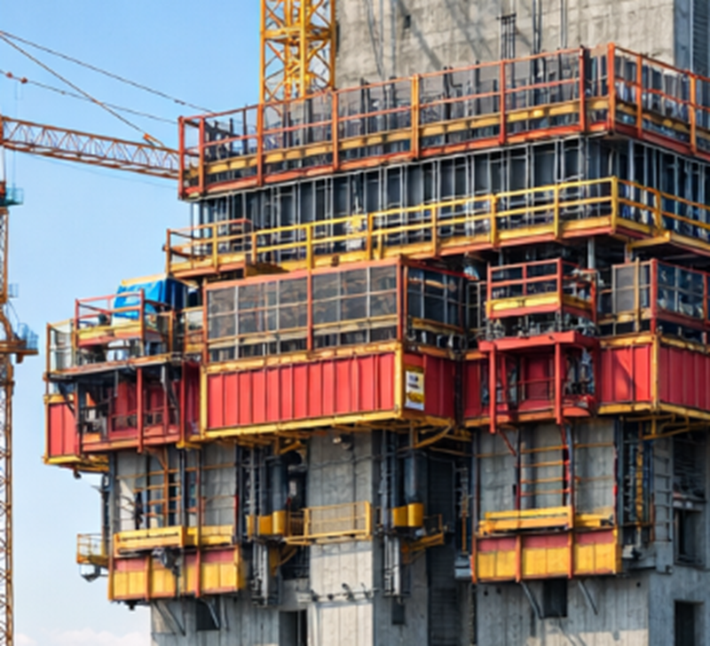 self climbing formwork แบบหล่อปีนเขาด้วยตนเอง